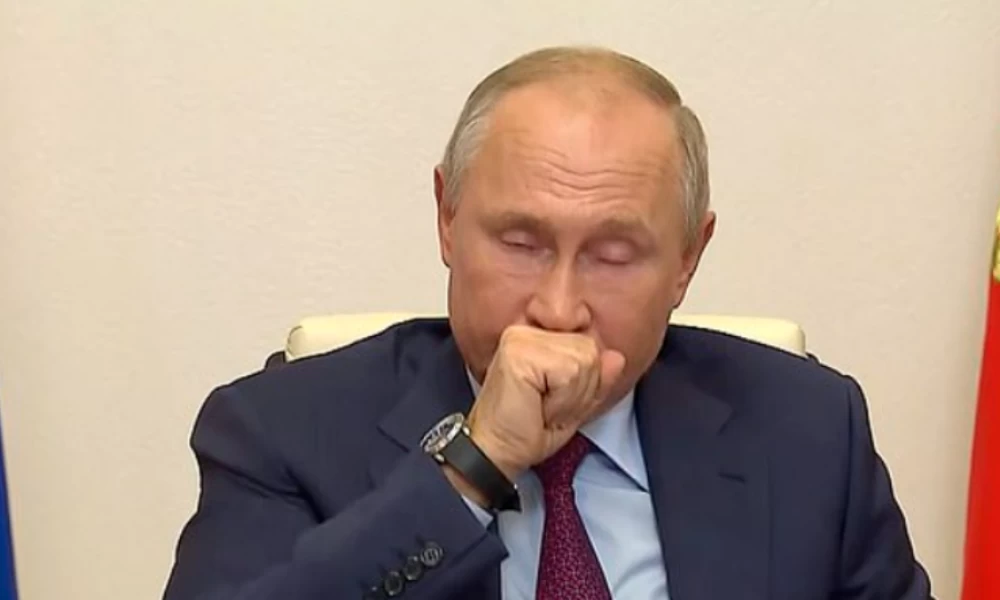 Β. Πούτιν: Έπαθε κρίση βήχα on camera - Τι απαντά το Κρεμλίνο